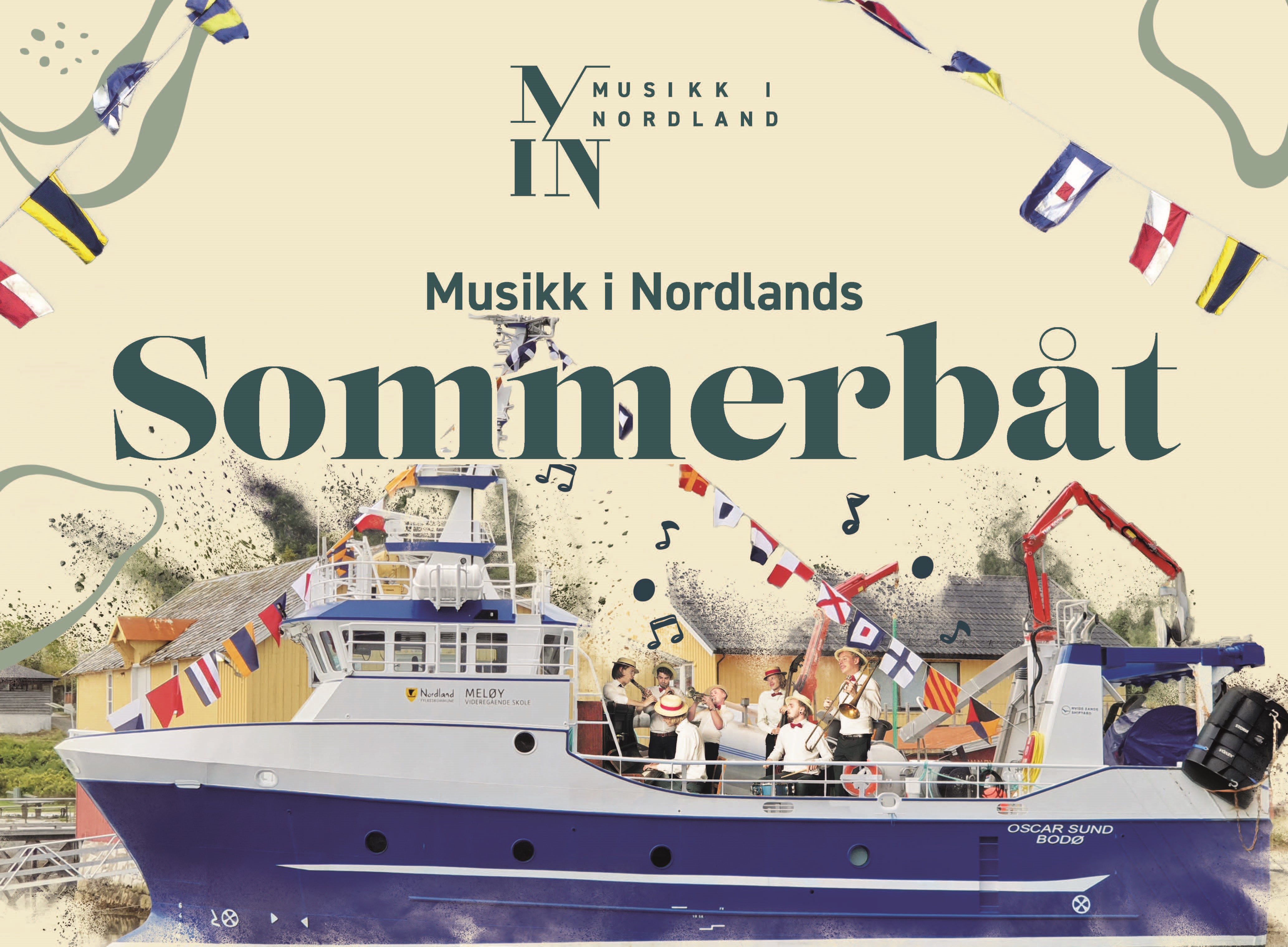 Sommerbåt på Brygga