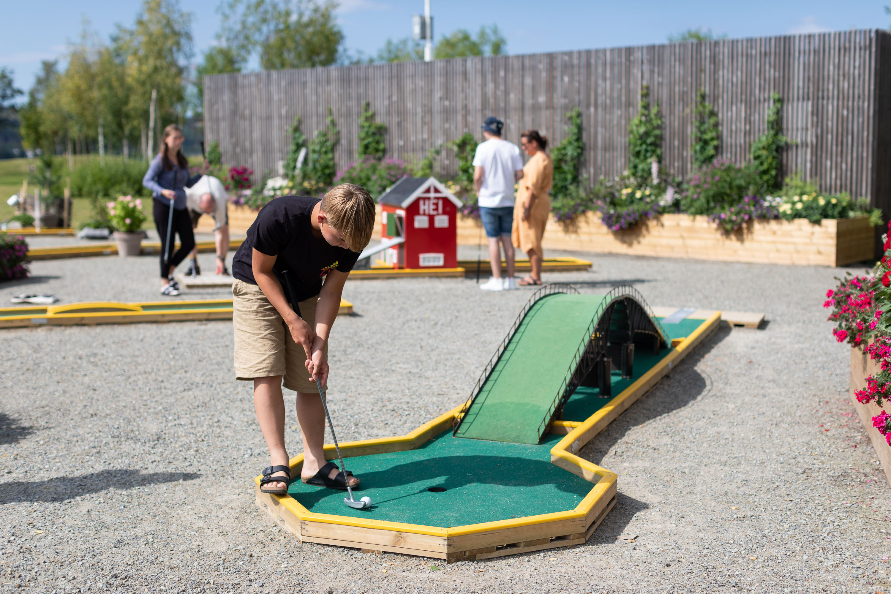 Minigolf i Mjøsparken