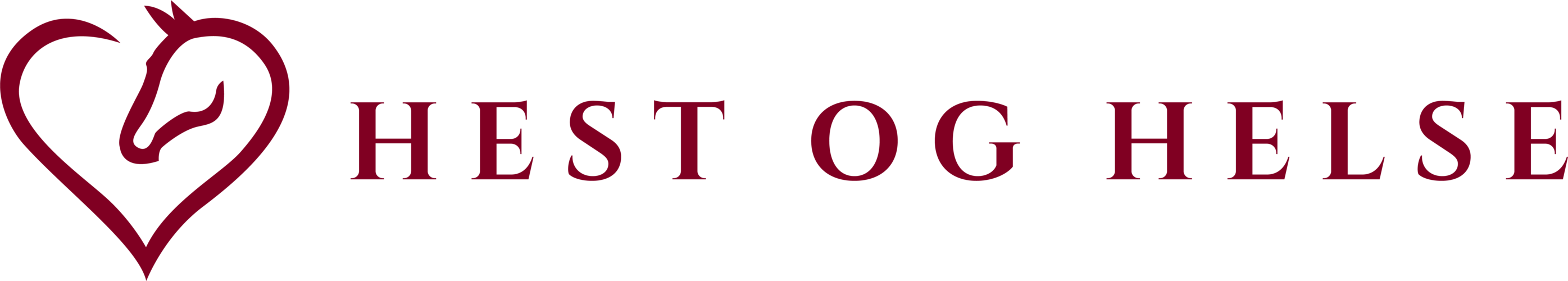 Logo for hest og helse