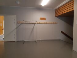 Ankomsthall til Gymsal