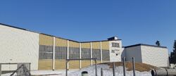 Svømmhall baksiden