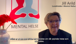 Illustrasjonsbilde: For 19. året på rad står Mental Helse i spissen for Verdensdagen for psykisk helse. Vi må snakke mer om psykisk helse og vi må satse mer på psykisk helse sier landsleder Jill Arild i denne videoen fra 10.10.21.