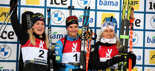 20111113, Sjusjøen 3 bästa damer