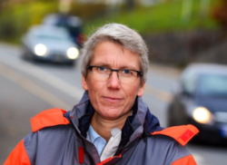 Leder for trafikksikkerhet i Stetens vegvesen, Guro Ranes. Foto: Knut Opeide, Statens vegvesen.