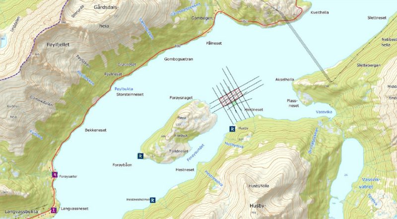 Oversiktskart Forøya