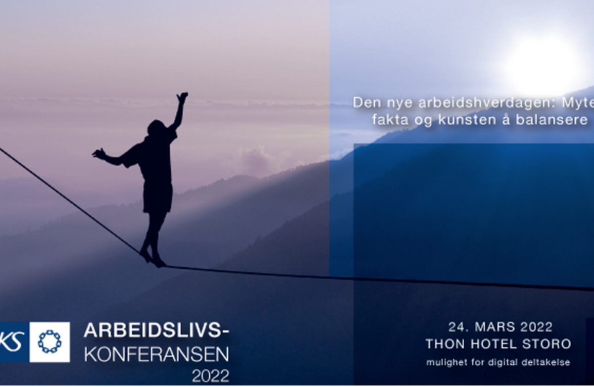 Arbeidslivskonforansen 2022 blir en fysisk konferanse på Thon Hotell Storo i Oslo 24. mars, med mulighet for digital deltakelse. Påmeldingen er nå åpen! Foto: KS