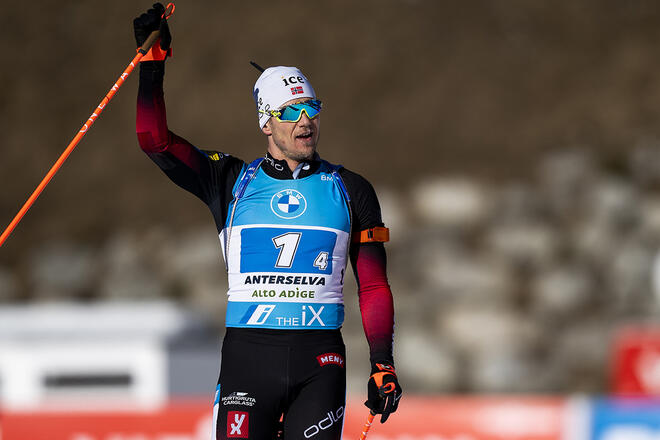 23.01.2022, Antholz, Italy (ITA):Vetle Sjaastad Christiansen (NOR) - IBU World Cup Biathlon, mass women, Antholz (ITA). www.biathlonworld.com © Vianney THIBAUT/IBU. Handout picture by the International Biathlon Union. For editorial use only. Resale or d