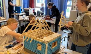 Byggopp - småhusprosjekt på ungdomsskolen 2022