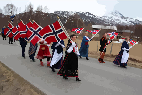 17 mai flaggborg nordreisa