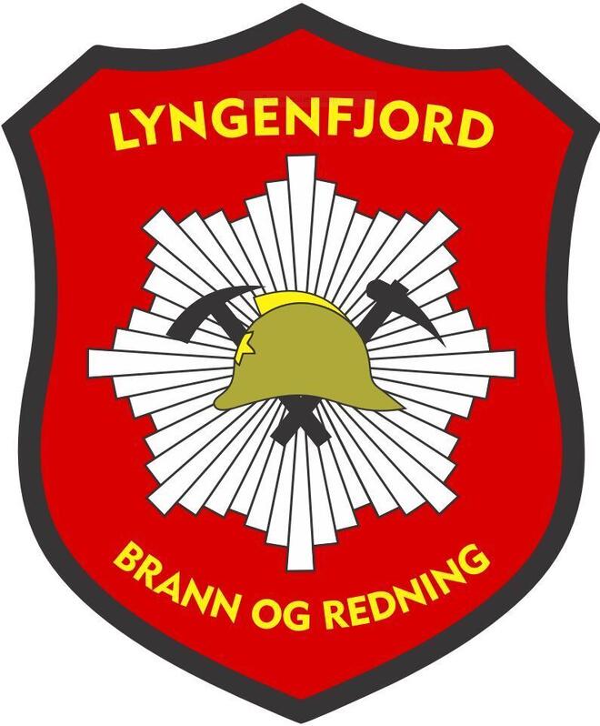 Lyngenfjord brann og rednings logo