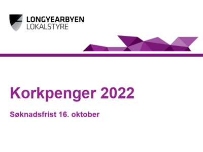 Korkpenger 2022 - bilde kunngjøring 2022