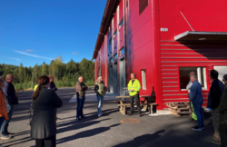 Nettverksgruppa på besøk i Krødsherad. Foto: Hartvig Munthe-Kaas
