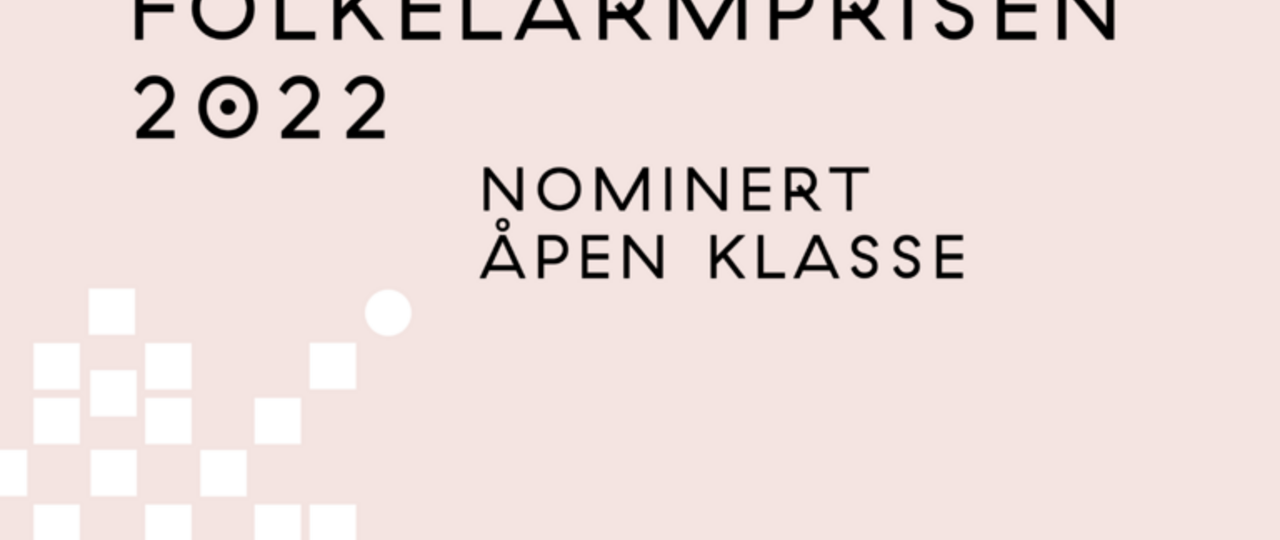 Folkelarmprisen åpen klasse de nominerte