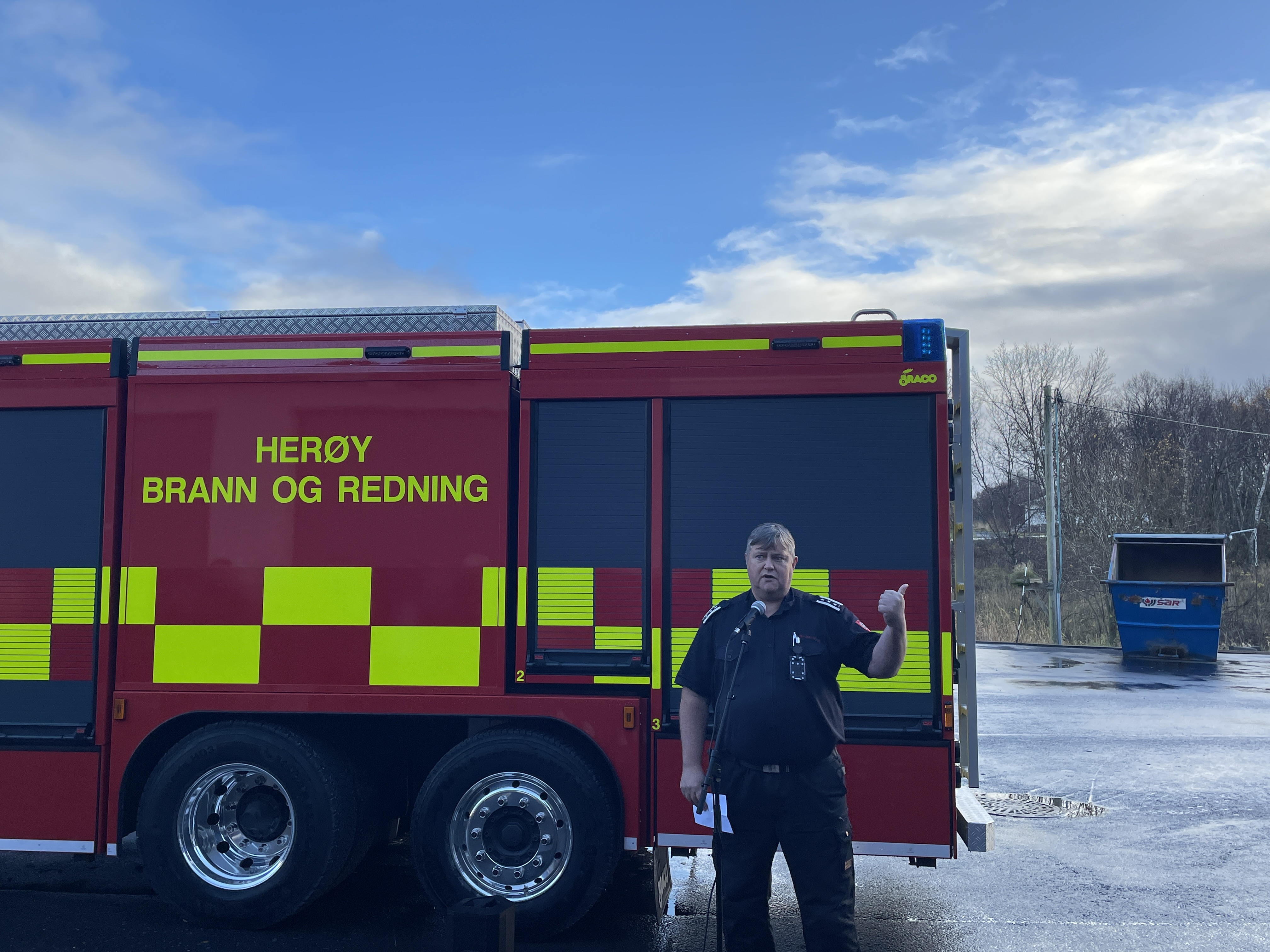 Åpning av ny brannstasjon 23