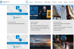 Når det bare er deg på kommunikasjon, er det viktig at du blir oppfattet som en del av løsningen, ikke som en propp og et problem hver gang du blander deg inn, sier Øyvind Arvola, kommunikasjonssjef i Harstad kommune. Illustrasjonsfoto: Utsnitt fra Harstad kommunes nettsted