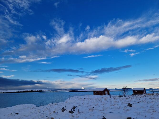 Vinter i mars. (Foto: Elsa Jakobsen)