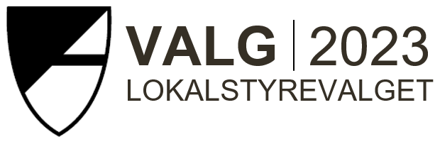 Valglogo lokalstyrevalget 2023