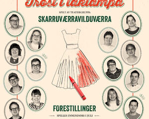 trost i taklampa, plakatbilde