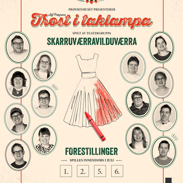trost i taklampa, plakatbilde