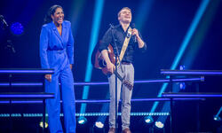 Odin Brennhaug. Siri Avlesen-Østli. The Voice - DuellFoto: Thomas Andersen / TV 2