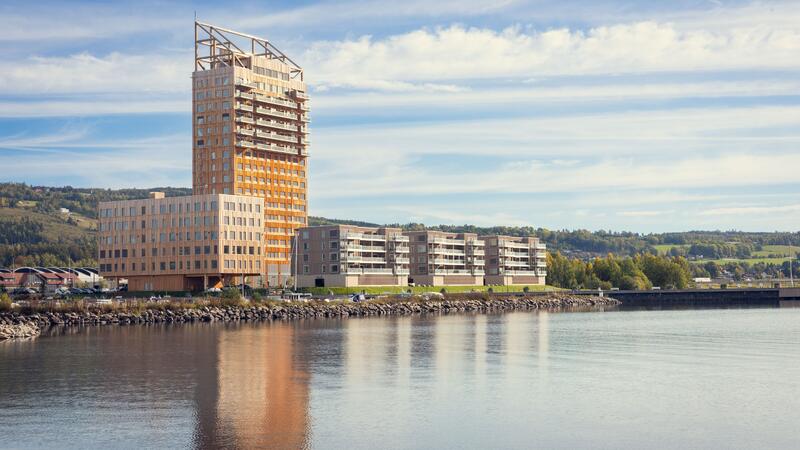 Wood Hotel Mjøstårnet Ringsaker kommune