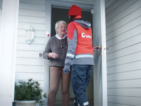 Posten på dørterskelen