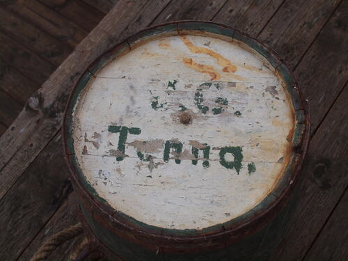 Initialene J.G. Tenna var merket for å vise hvem som var eieren. (Foto: Dagrunn Grønbech)