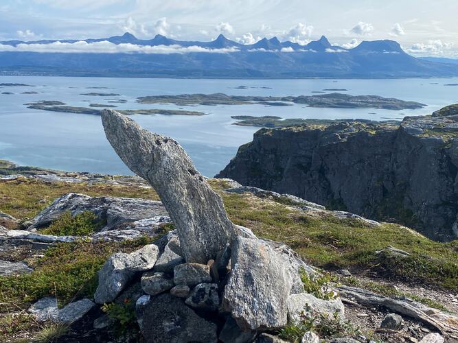 Utsiktspunkt fra Åkvikfjellet. (Foto: Janne Kværne)