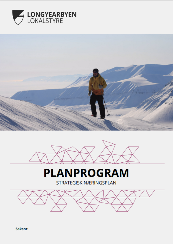 Forside for planprogram - strategisk næringsplan