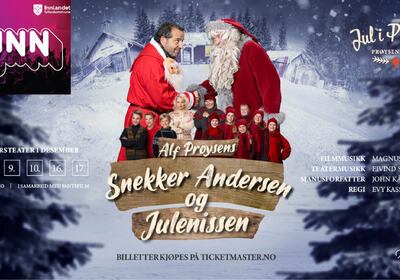 Snekker Andersen og julenissen med UngINN kulturkort