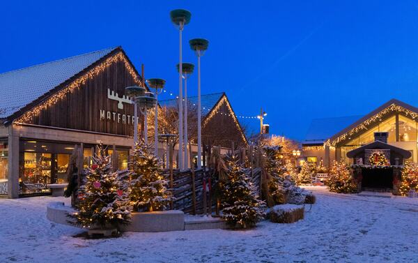 Jul i Brumunddal sentrum