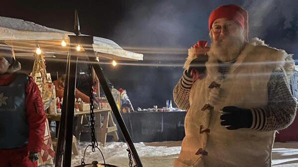 Julenisse på Sjusjøen