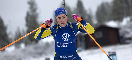 Träningspass Skidskyttelandslaget