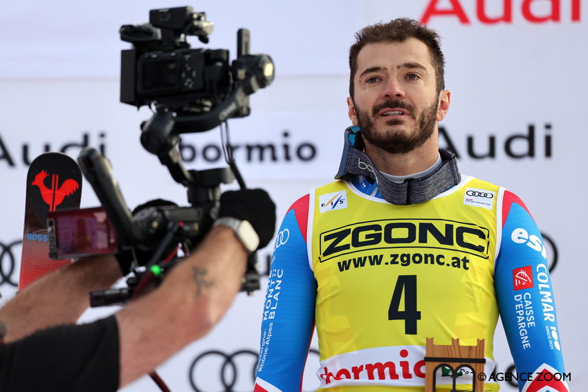 Cyprien Sarrazin, vainqueur à Bormio, raconte sa journée "champagne