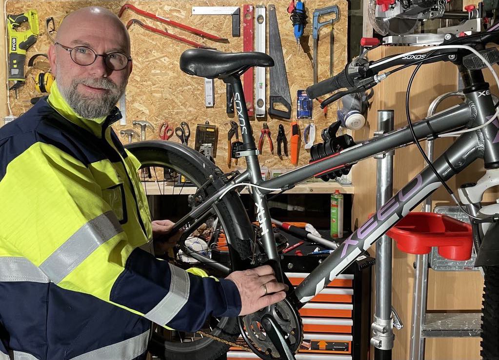 Kurt Arild etablerer sykkelverksted