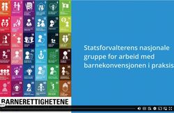 Forsiden på en video fra Statsforvalteren med bilder fra FNs barnerettigheter