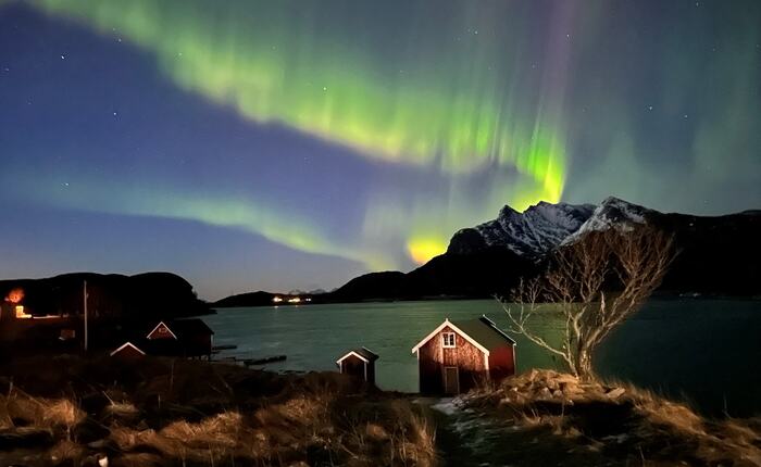 Magisk natt på Sør-Staulen. (Foto: Janne Kværne)
