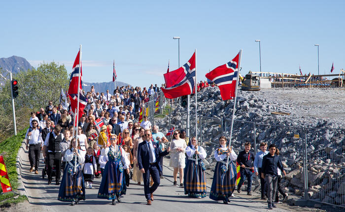 17. mai i Herøy 2024. (Foto: Pål Nikolaisen)