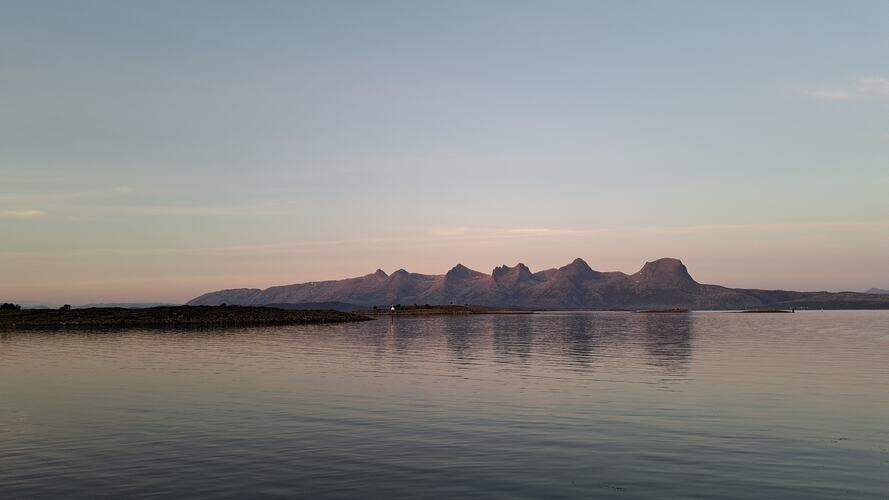 Fin kveld fra Flostad. (Foto: Kristin Grande)