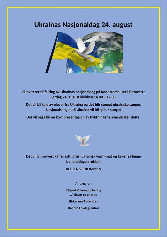 Ukrainas nasjonaldag 24.aug