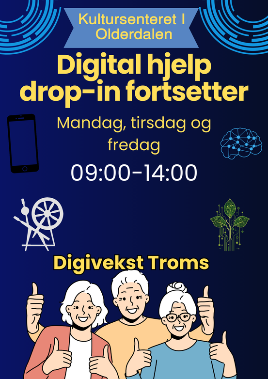 digivekst datahjelp drop-in kultursenter