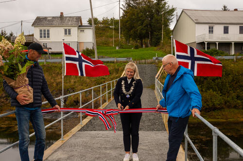 Gjenåpning av Sveøybrua_snorklipping