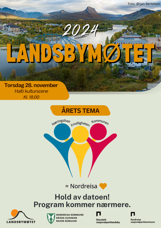 Plakat til Landsbymøtet 2024