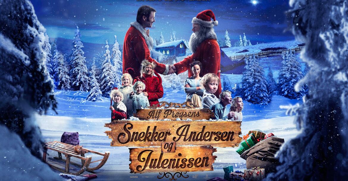 Snekker Andersen og Julenissen filmplakat