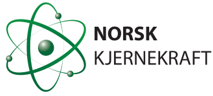 Viser logoen til norsk kjernekraft.