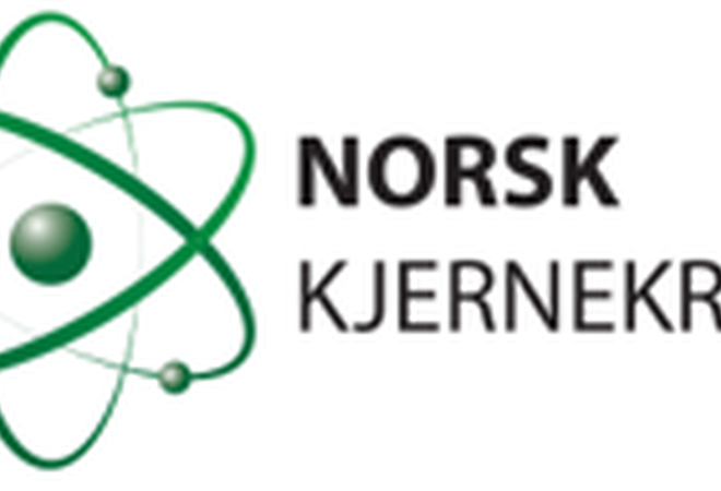 Viser logoen til norsk kjernekraft.