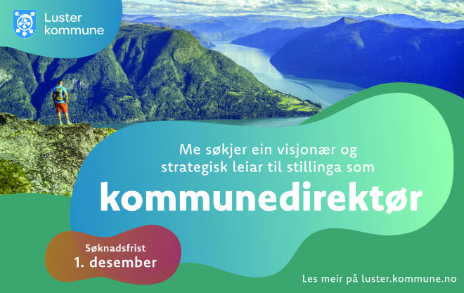 Me søkjer kommunedirektør