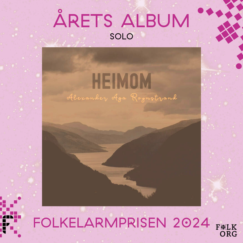 Årets album - solo. Folkelarmprisen 2024