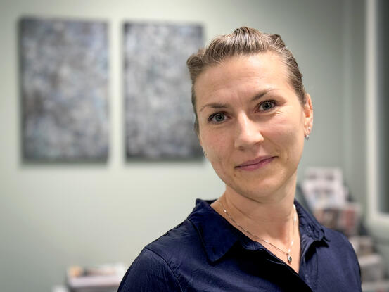 Suohkana váldodoavttir Anita Pedersen (Govven: Stig Brøndbo)
