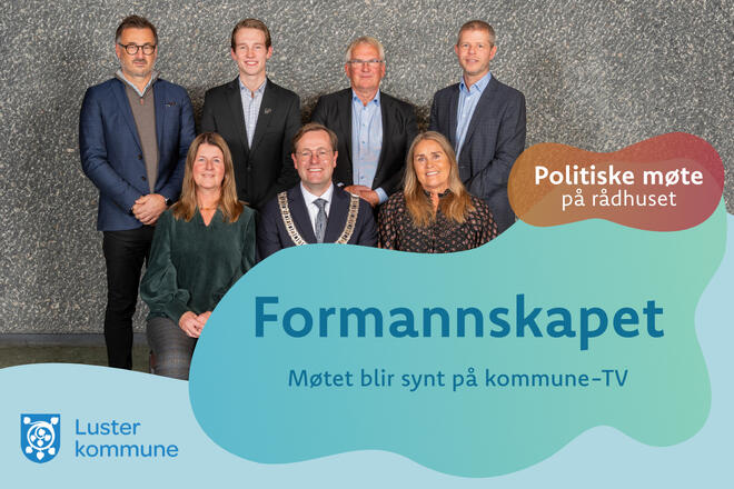 Bilete av formannskapet i Luster kommune